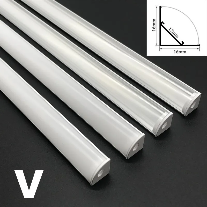 1M U/V Shape Corner Aluminium Profile Channel Holder for LED Strip Light Bar Under Cabinet Lamp Kitchen Closet DHL 10-20pcs/lot led light,led light bar,led aluminum channel,led cabinet light