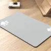 Waterproof Absorbent Pet Feeding Mat - Quick Dry Pet Placemat For Food And Water Bowl With Rubber Backing For Dog And Cat 2