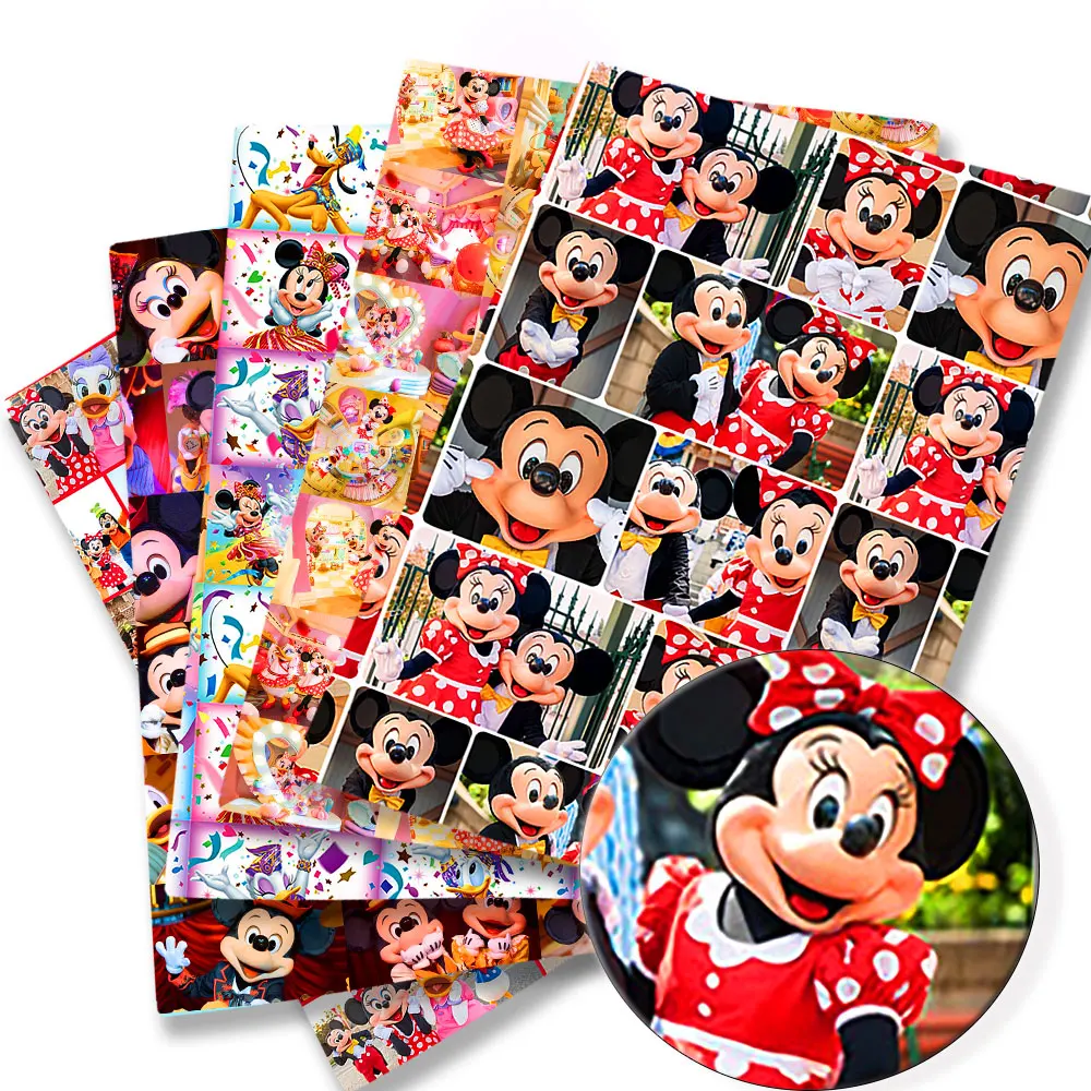 

Disney Cartoon Fabric Hot DIY Handmade Sewing Patchwork Quilting Baby Dress Home Sheet Printed Fabric Fabric Sewing Kids Fabric