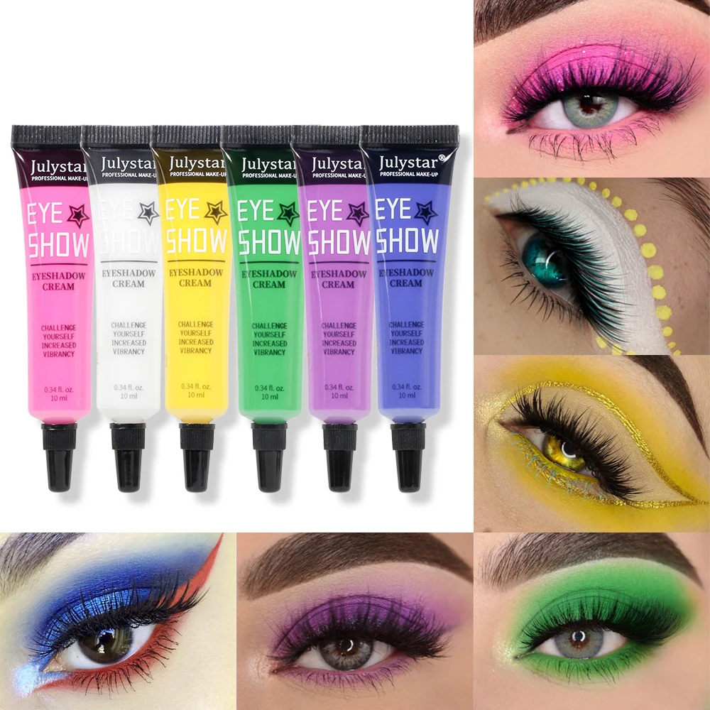 White Eyeshadow Cream Waterproof Eyeshadow Primer Anti Sweat Matte Liquid Painted Paste Colorful Eye Makeup Cosmetics eye shadow