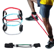 

Ankle Resistance Bands Leg Press Fitness Elastic Cord With Padded Ankle Latex Resistance Straps Leg Training Gym Equipment Home