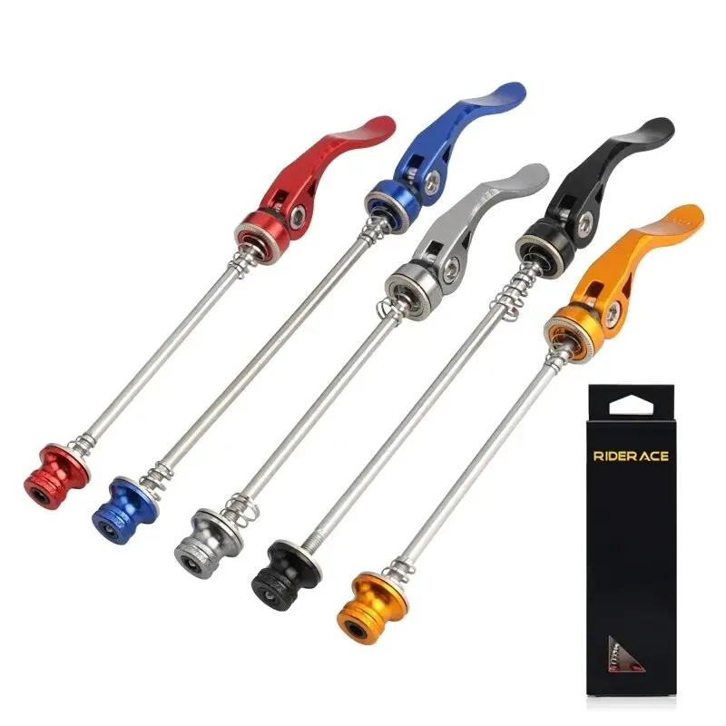 Description Picture 4 of itemRIDERACE Bike Hub QR Quick Release Skewers Lever Aluminum Alloy Front 100mm Rear 135mm Rim For Mountain Bicycle Axle Wheel Hub