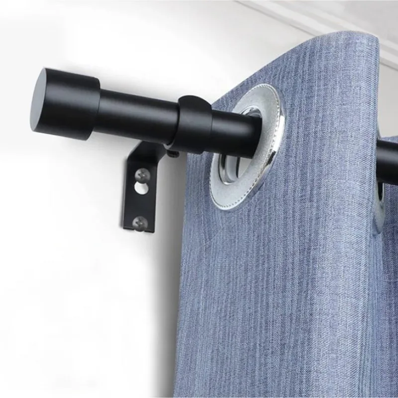 Curtain Rod 32-79 inch silent Roman rod single pole Nordic curtain pole curtain track industrial style modern minimalist Curtain rod
