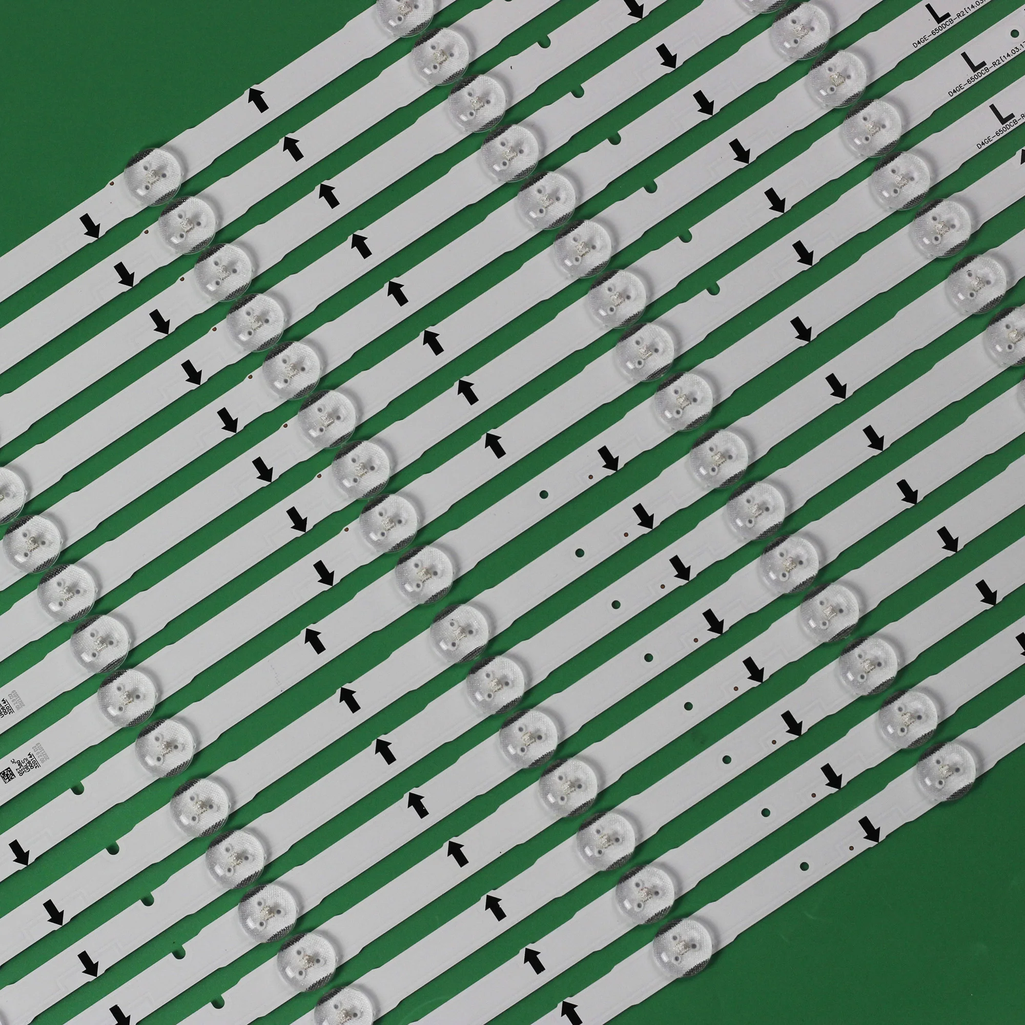 Tira Led para Samsung D4ge650dca-r2 D4ge-650dcb-r2 2014svs65f 3228 Ua65h6400 Ue65h6400 Ue65h647 Hg65nd478 Novo 16 Pcs - Imagem 3
