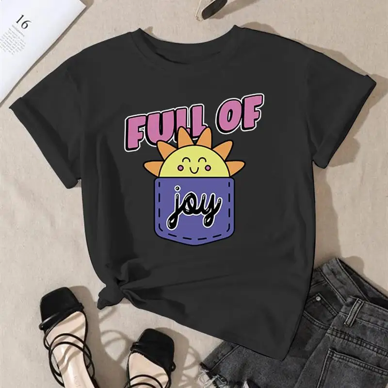 

Unisex Print T Shirts for Women Summer Y2K 2022 Round Neckcasual Short Sleeve T-Shirt Print Ladies Female T-Shirt Harajuku