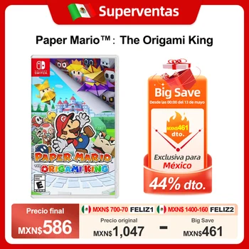 페이퍼 마리오: 오리가미 킹 닌텐도 스위치 게임, 100% 신상 피지컬 게임 카드 지지대, 닌텐도 스위치용 1 인용
