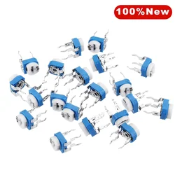 100pcs RM065 RM-065 Trimming Potentiometer Variable Resistor 100 200 500 1k 2k 5k 10k 20k 50k 100k 200k 500k 1M Ohm