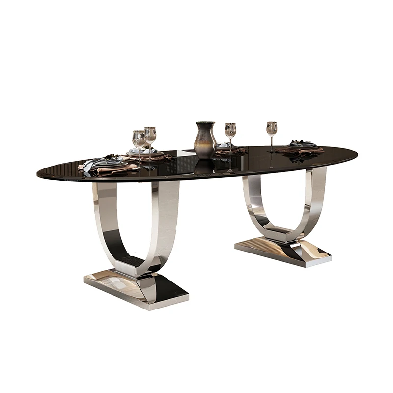 대리석 식탁 세트, 모던 다이닝 룸 가구, 10 인용