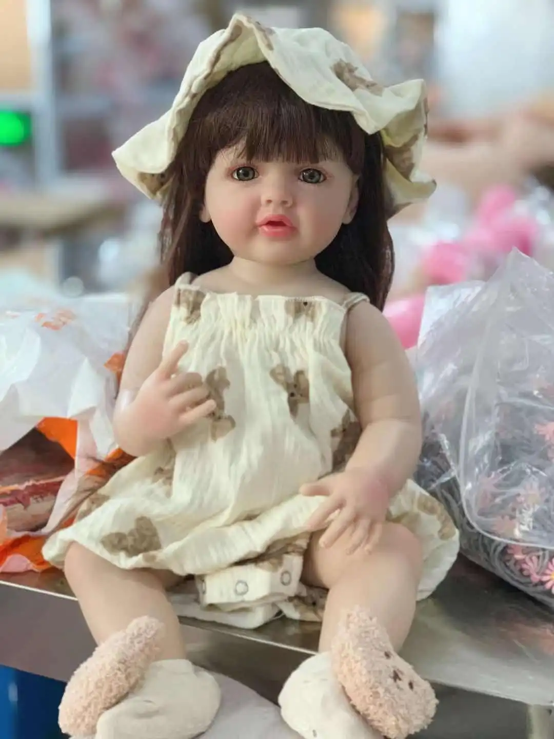 55CM Reborn Baby Silicone Full Body Girl Toddler Popular Princess Hand-detailed Paiting Waterproof Toy Birthday New Year Present
