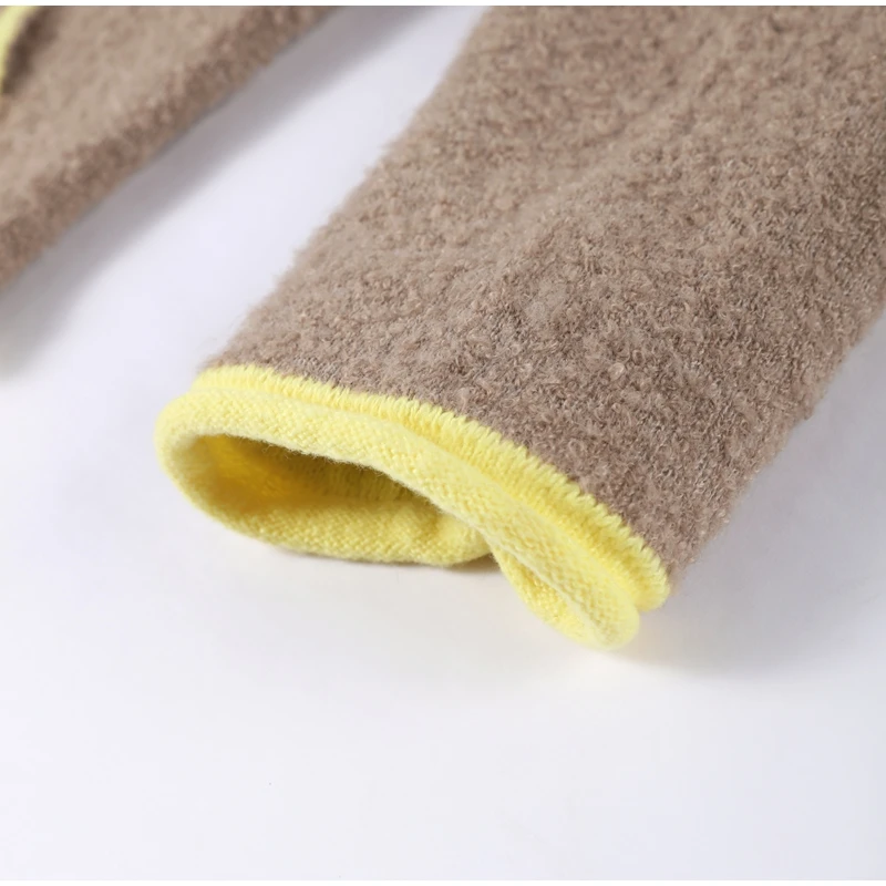 2026 Spring New Contrast Knitted Cardigan Jackets For Women Elegant Long Sleeve Pockets Zipper Sweater Street Lady Chic Outwear 24 S3e356b6c8908406e9985f86aa8f68cf9z