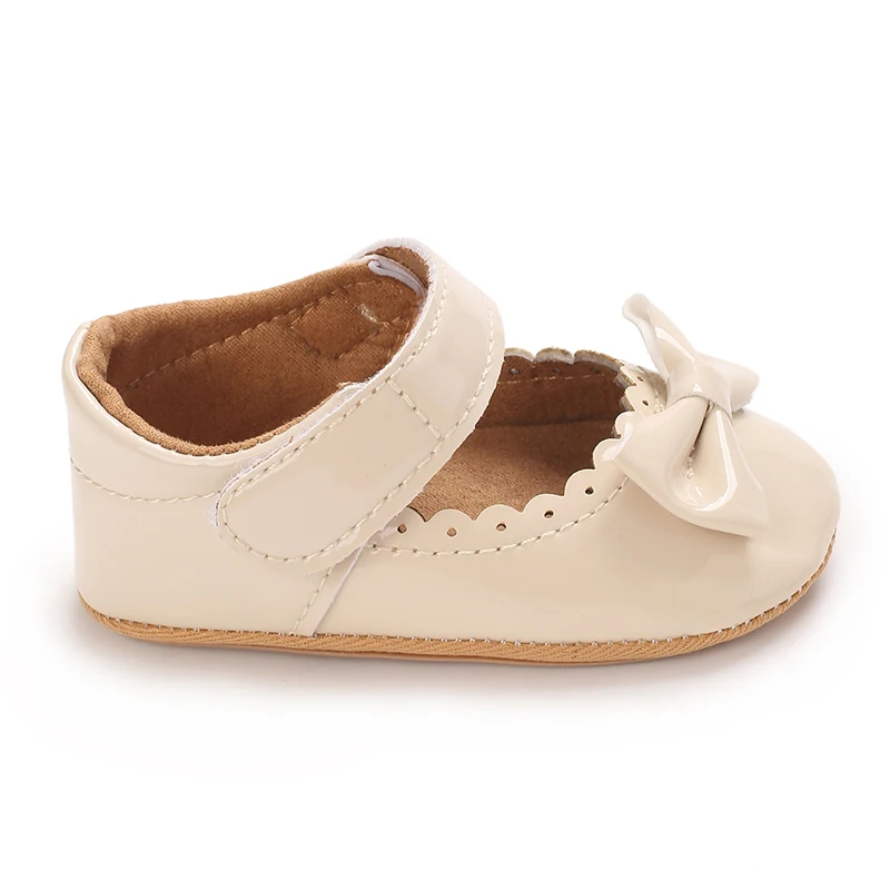 5 Colors Baby Girl Princess shoes Baby Moccasins Moccs Shoes Bow Fringe Rubber Soled Non-slip Footwear Crib Shoes 5