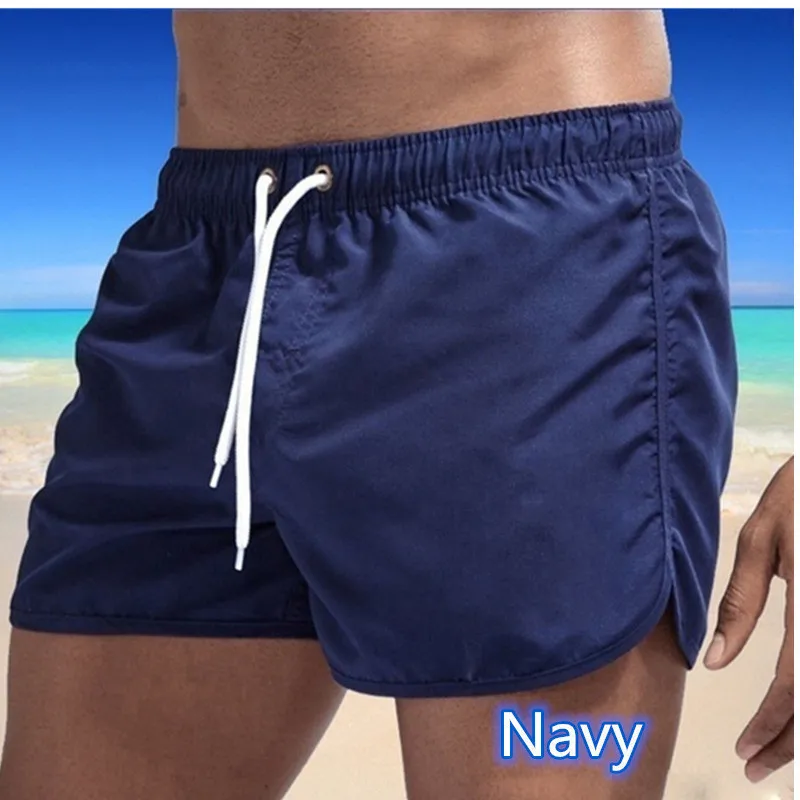 Men Swimming Shorts Swimsuit Swimwear Multi Color Briefs Beach Shorts Sports Suits Surf Board Shorts Swim Male Trunks 2025 New 4