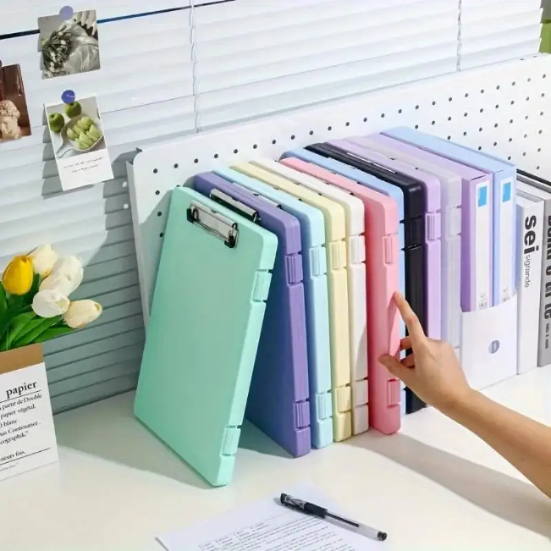 ●   1Pc 컬러 폴더 보관함, 다기능 데스크탑 정리함, 일상적인 정리 및 사무 문서 사용에 적합