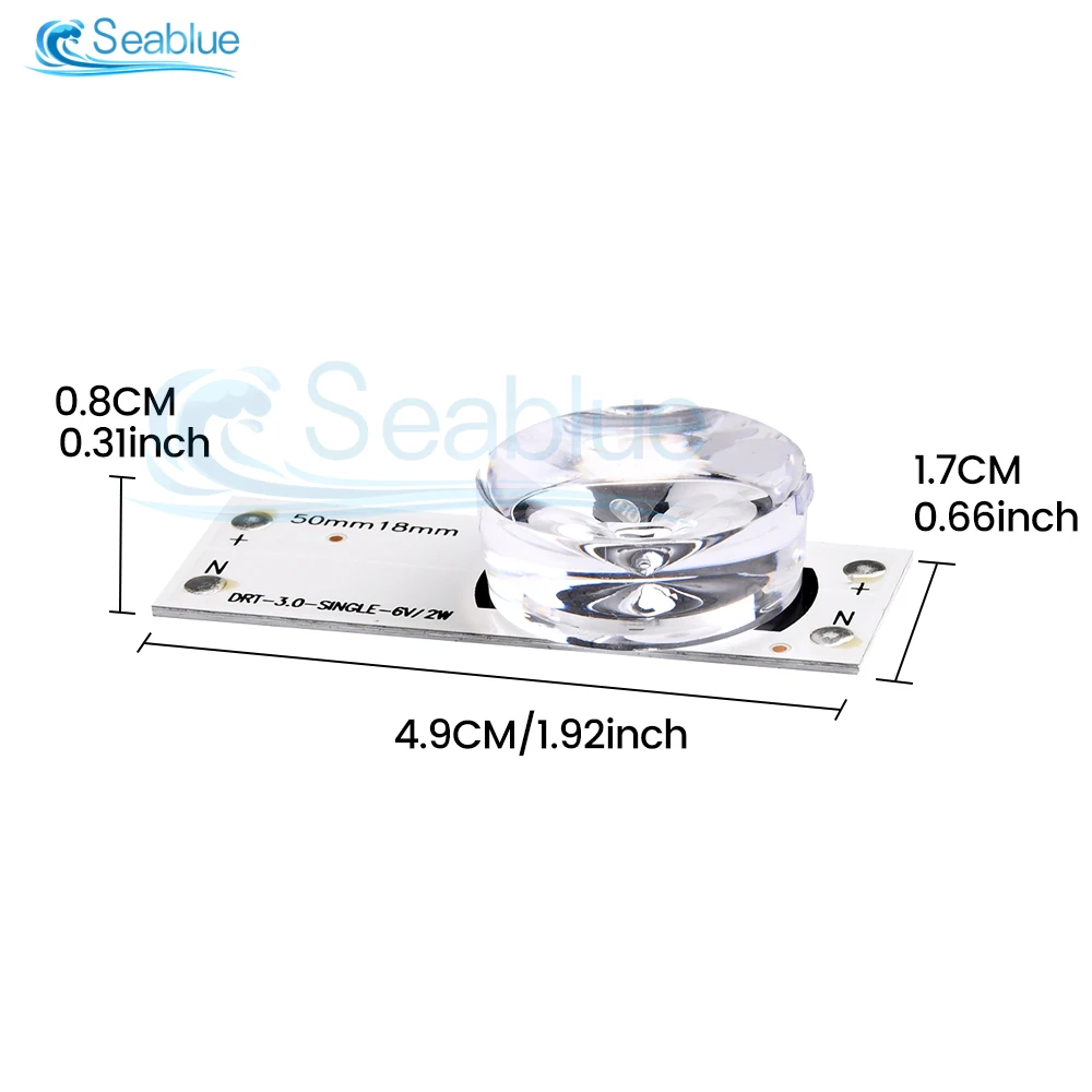 50 Cuentas LED SMD Con Lente - 6V - Para Tiras De Luz Y Reparación De TV - Uso - Foto 2