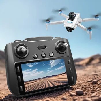 Drone Doppia Fotocamera Controllo APP Display LCD Telecomando Intelligente Evitamento Ostacoli WIFI 5G RC Quadcopter