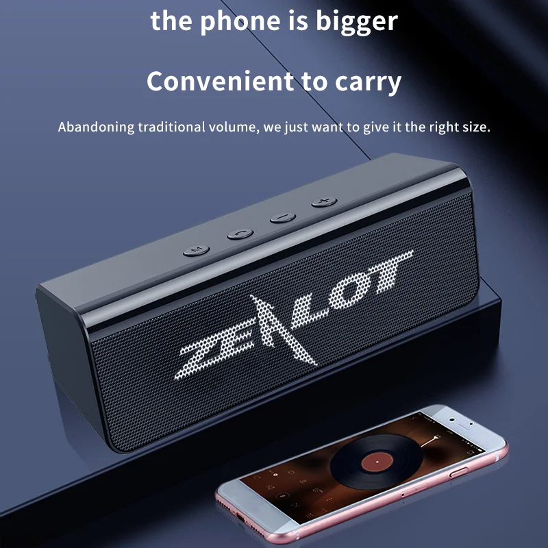 ZEALOT 100W ポータブルワイヤレススピーカー24000mAh Zealot 100W Super Bass Bluetooth Speaker With 24000mAh