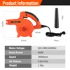 Valuemax 2 In 1 Blowing Suction Leaf Dust Collector Turbo Blower Garden Vacuum Clean Air Blower Garden Tools 6