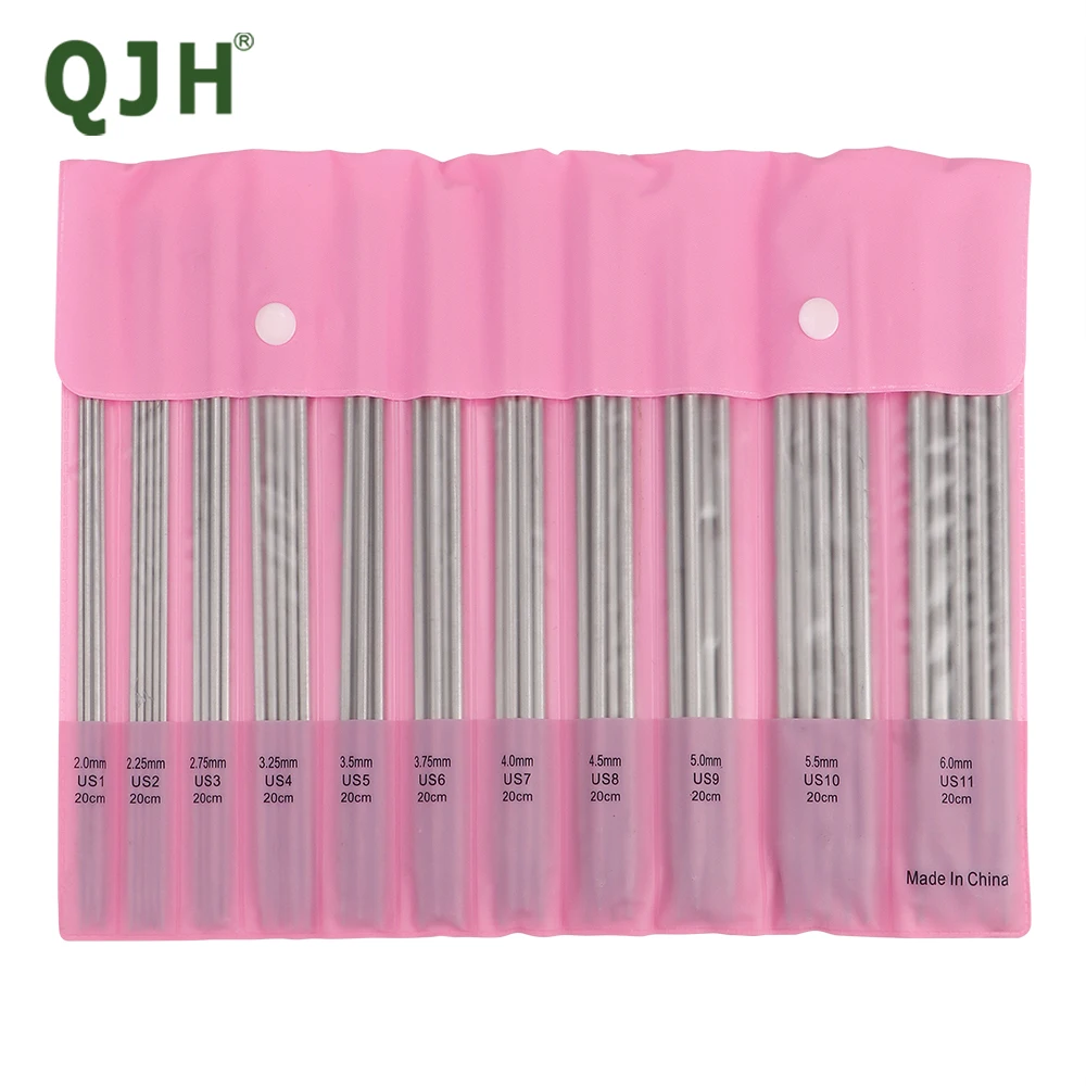 DoublePointedKnittingNeedlesSet78755PCSStainlessSteel