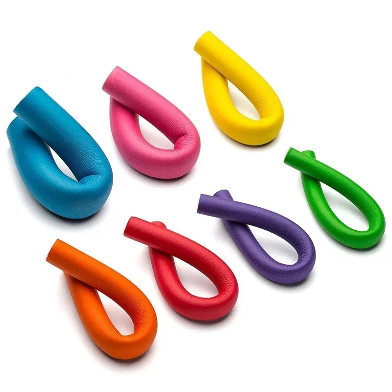 Heatless Hair Curler Flexible Hair Rollers No Heat Flexi Rods Curling Rod Soft Foam Bendy Roller Twist Curls Styling Tools 10Pcs