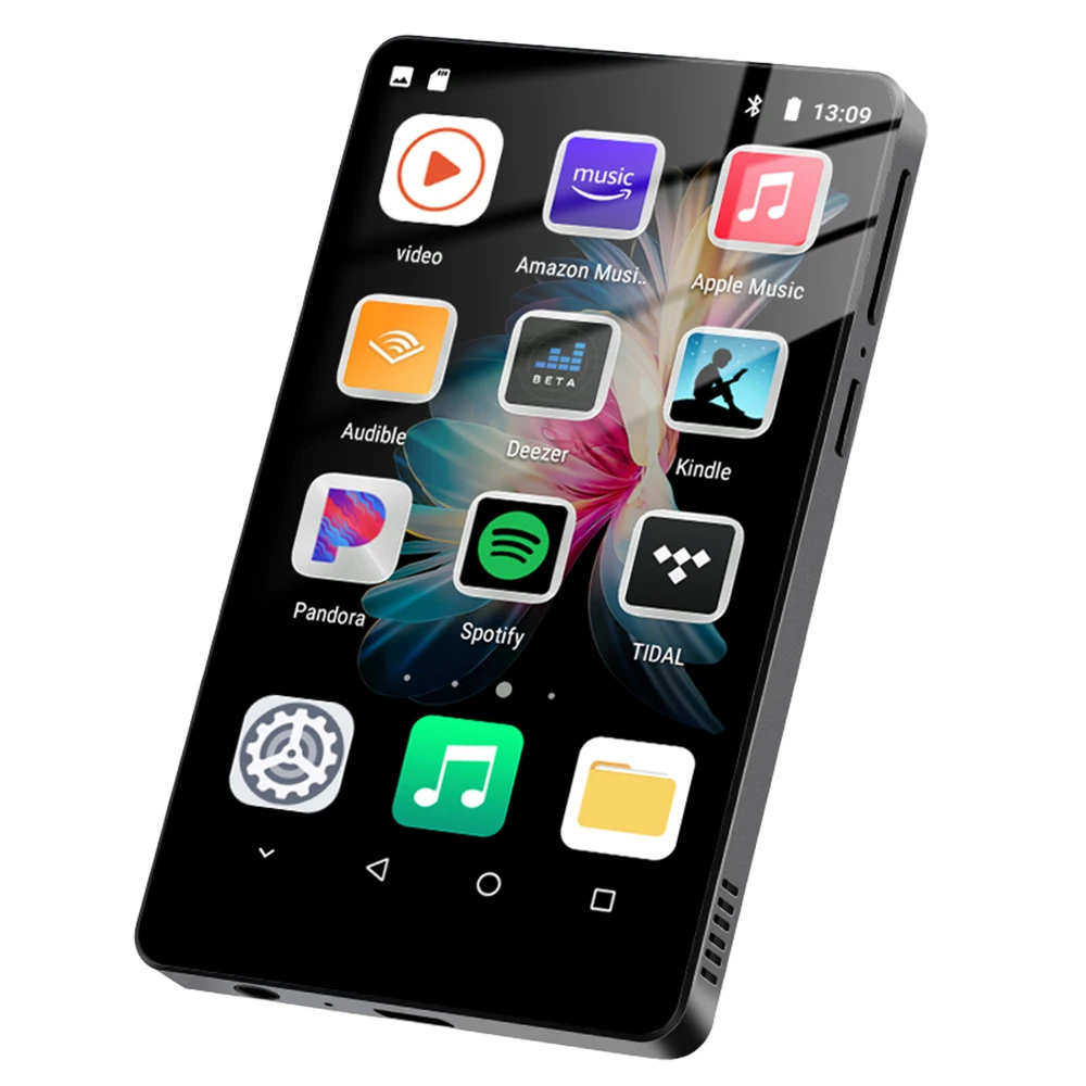 Yophoon-wifi Mp4 Player Android 8.1 Mp3 Leitor de Música Bluetooth Walkman Spotify Pandora Maré Deezer Novo