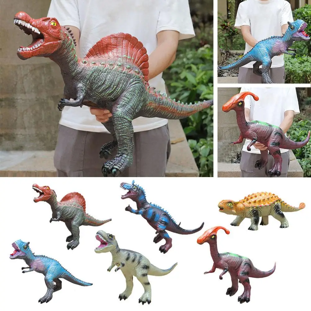 

Large Dinosaur Models Toys Jurassic Tyrannosaurus Indominus Rex Triceratops Brontosaurus Boys Gifts For Children