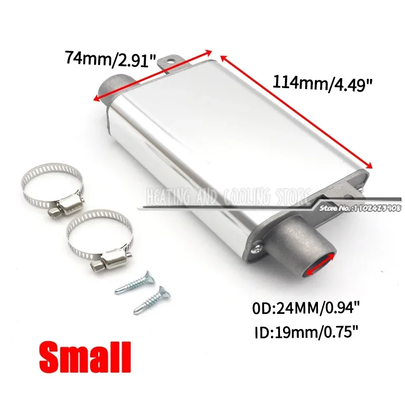 Muffler Silencer Air Diesel Parking Heater Exhaust Pipe 24mm For Car Truck Camper VAN diesel heater exhaust pipe