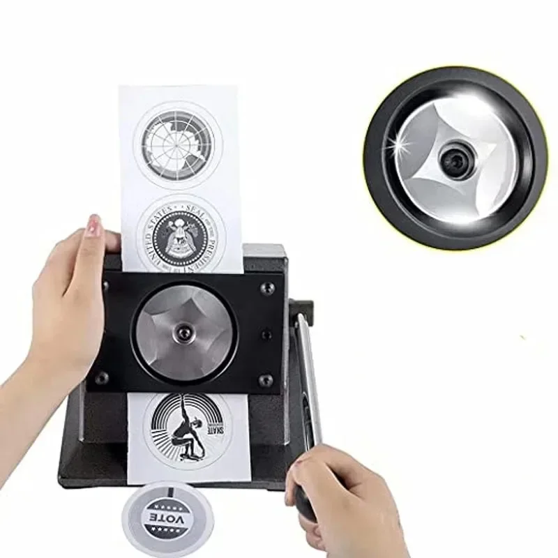 25/32/44/58/75mm Button Paper Cutter Circle Paper Punch Cutter Graphics Punch DIY Button Badage Card Cutting Machine