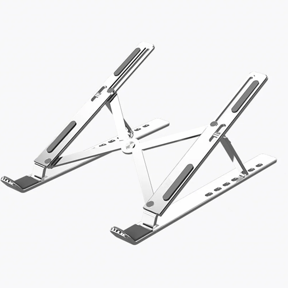 

Portable Laptop Stand Aluminum Computer Stand For Macbook Air Pro Foldable Computer Dock Compatible With 10 To 17.3 Inch Tablet