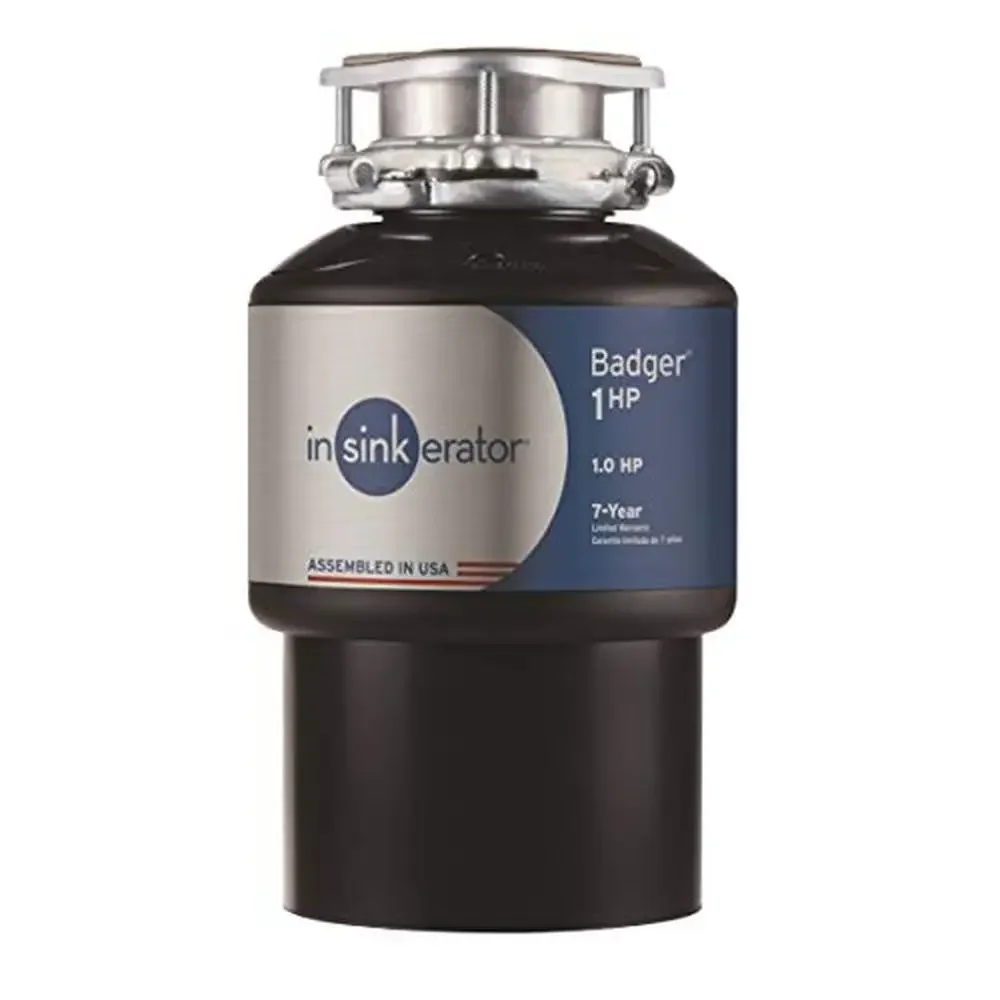 1HP Garbage Disposal Kit Dura-Drive Motor Rust-Resistant Components Easy Installation