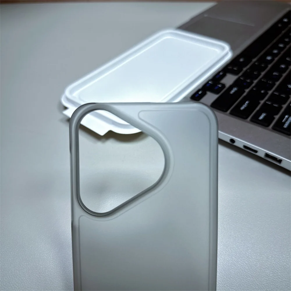 Slim Frameless Matte Solid Color Hard Case