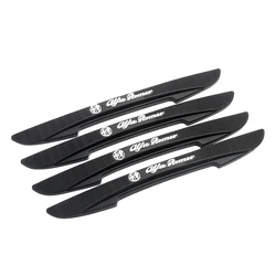Car Bumper Anti - Collision Strips and Door Protector Stickers, 4 - Pack (For Alfa Romeo)
