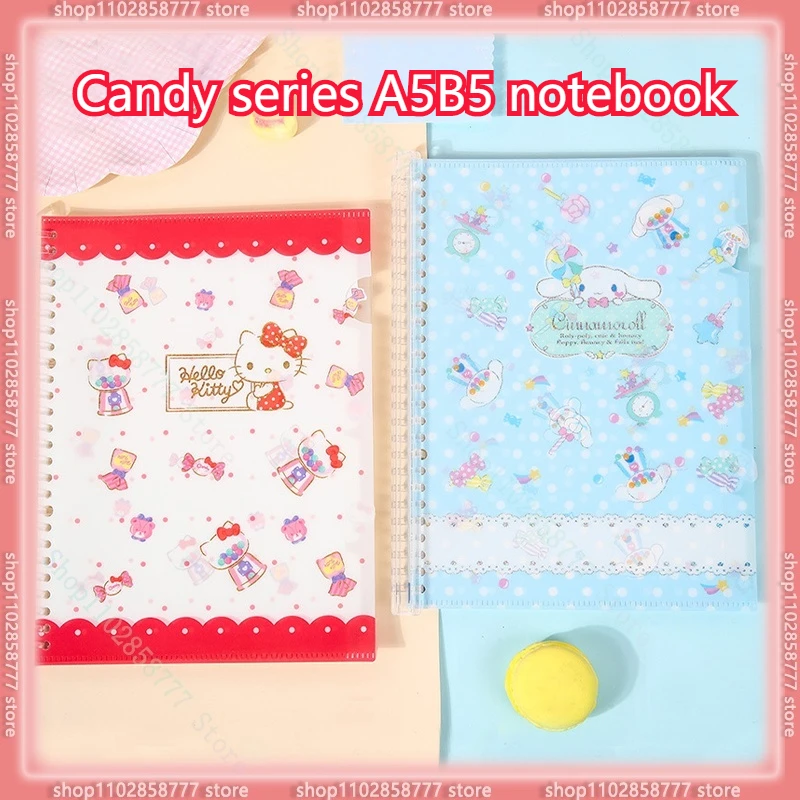 

Блокнот Sanrio Cinnamoroll Mymelody, милый съемный блокнот с листьями, студенческий блокнот A5/b5, ручная книга для обучения и офиса
