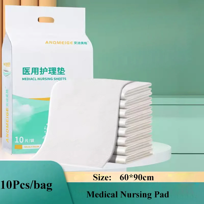 10pcs-60-90cm-medical-disposable-adult-nursing-pads-incontinence-patient-underpad-bed-sheet-maternity-bed-mat