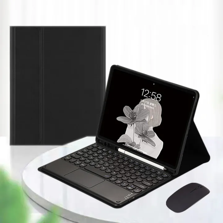 Cover Per Samsung Galaxy Tab S8 Plus Tastiera Caso Sm-X800 X806 Tastiera Touchpad Per Galaxy Tab S8 Plus 12.4 ''Tablet Cover