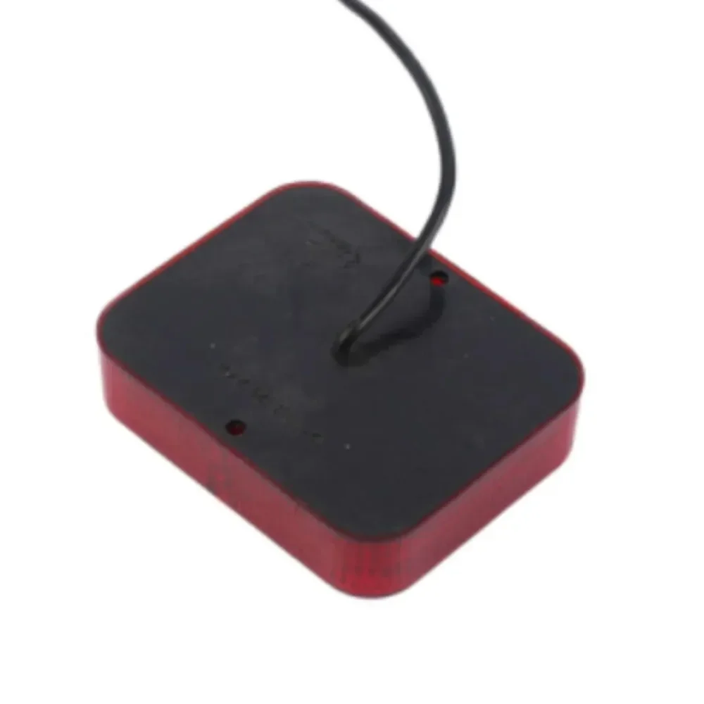 ATVOV 운전 테일 후방 안전 경고 램프 트럭 트레일러, 캐러밴 견인 보트, 방수 12V, 24V, 12 LED 칩 안개등