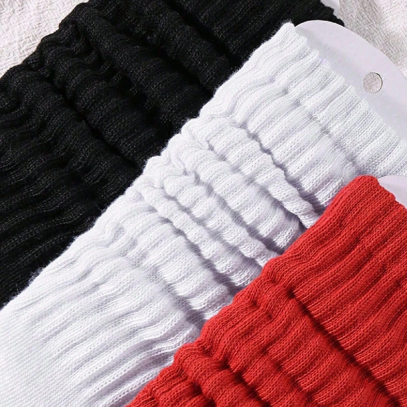 3/6 pairs Women's Fall Winter Slouch Knit Socks Slouchy - Image 2
