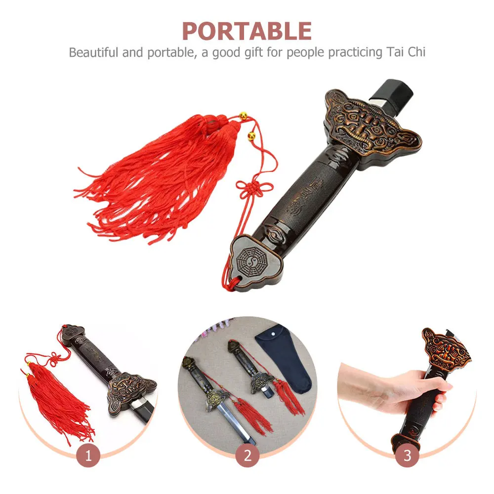 Description Picture 6 of itemChinese Tai Chi Sword Telescopic Classic Outdoor Playset Folding Morning Exercise Martial Arts Performance Sword Decoration