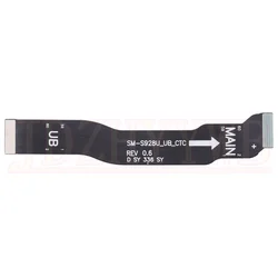 Enhanced Charging Port Board with Integrated Earpiece and Loudspeaker Flex Cable (S24 Ultra LCD Flex)