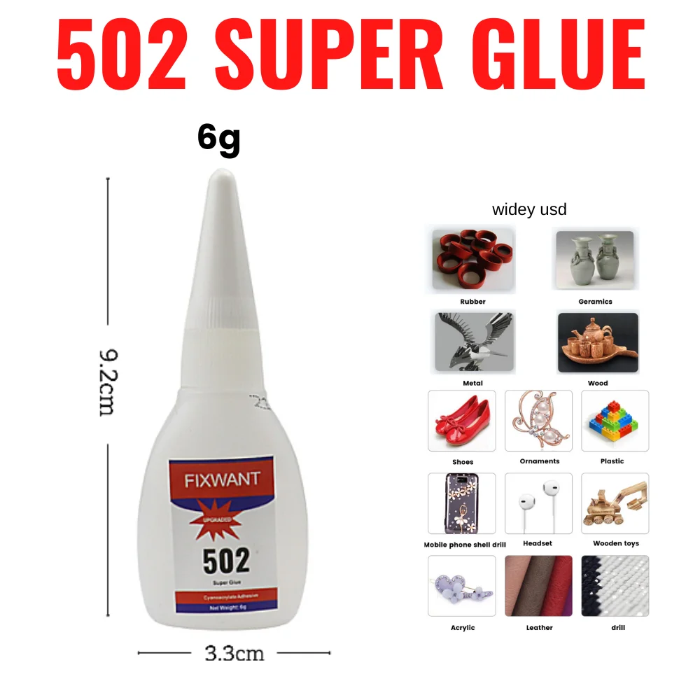 FIXWANT 999 Instant Meta Glue 35g Resistance Instant Metal Glue Cast Iron  Steel Aluminum Copper Sheet Zinc Alloy