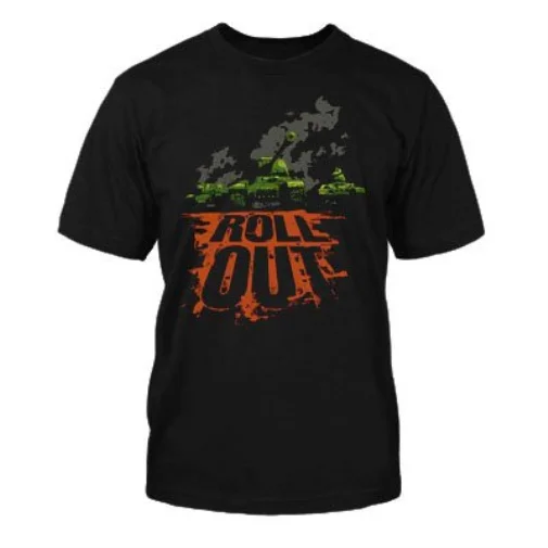 World Of Tanks-T-Shirt Roll Out (S) Nuovo