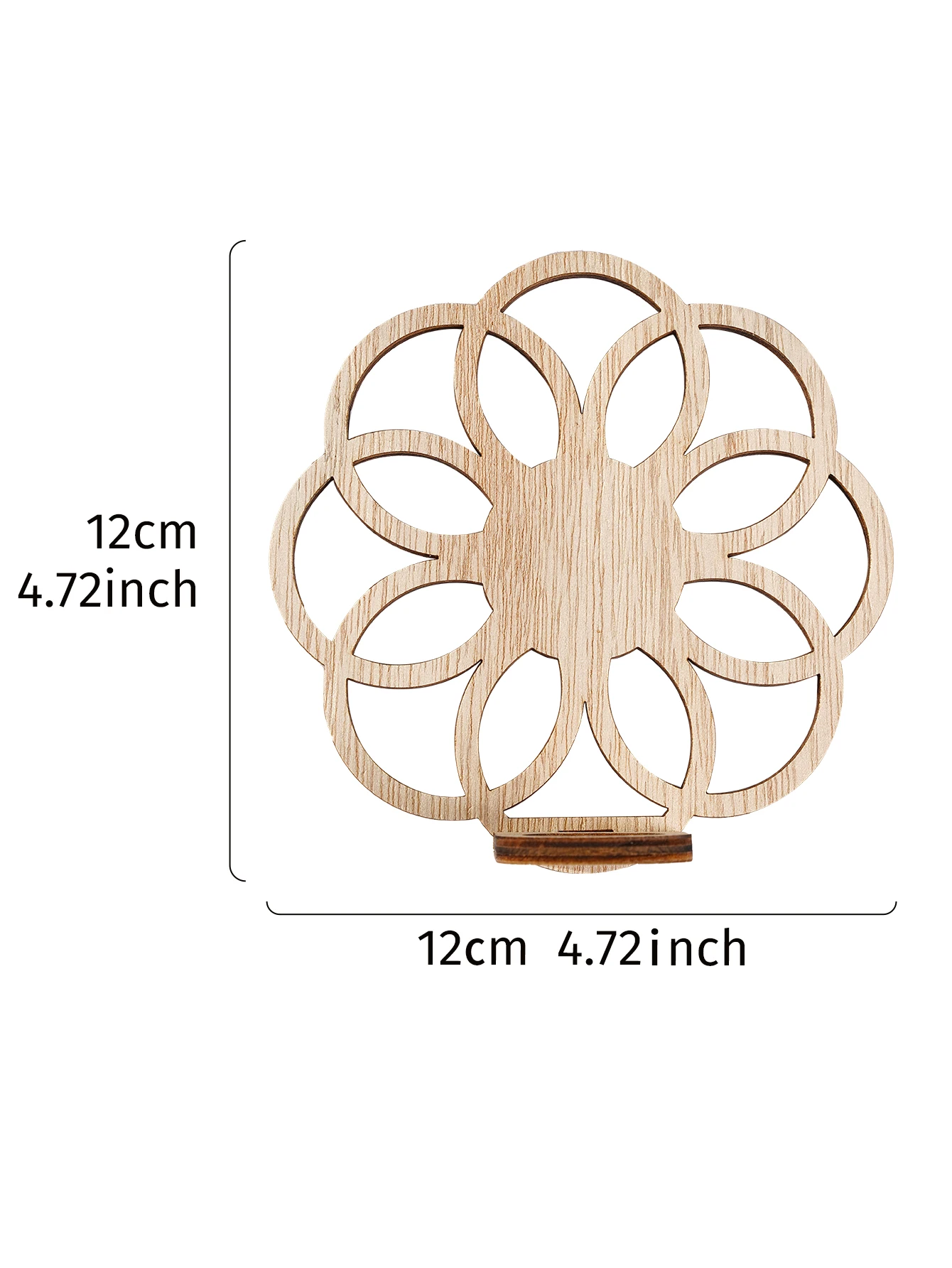1PC Indoor Plant Wall Mounted, Wall Mounted Plastic Test Tube with Wooden Rack for Unique Gardening Plant Lovers