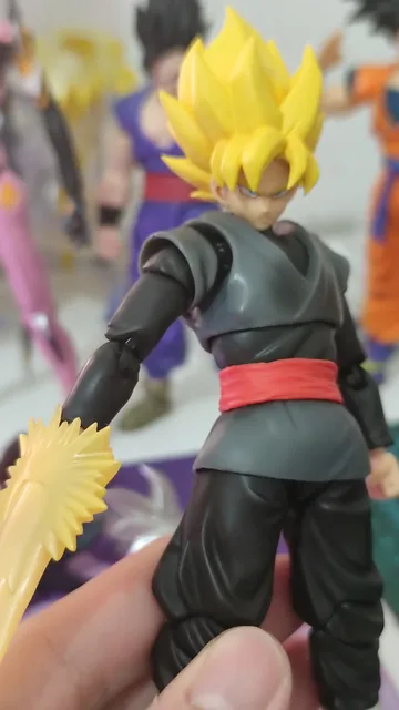 SAELAC Demoniacal Fit DF SHF Chosen Ones Black Goku Action Figure