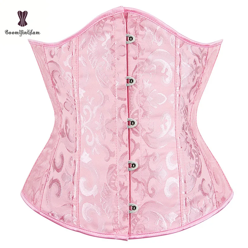 High Quality Women Sexy Slimming Waist Cincher Red Mini Cupless Vintage Costume Underbust Corset XS-6XL Size 2833