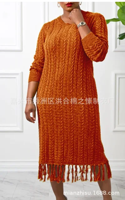 스타일리시한 니트 스웨터