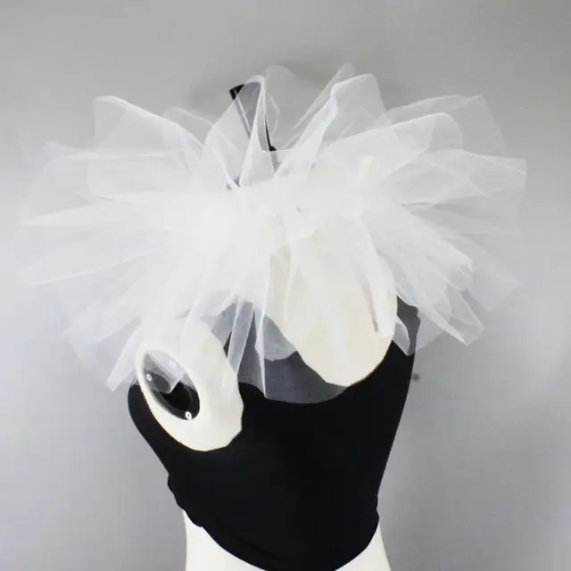 Collare Rinascimentale In Pizzo Per Donne - Volant Strati Increspato - Girocollo Reggicravatta Retro - Foto 8