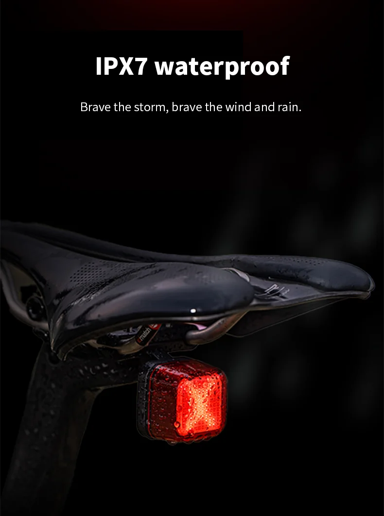 XOSS Nebula Intelligent Dot Matrix Light Bicycle Night