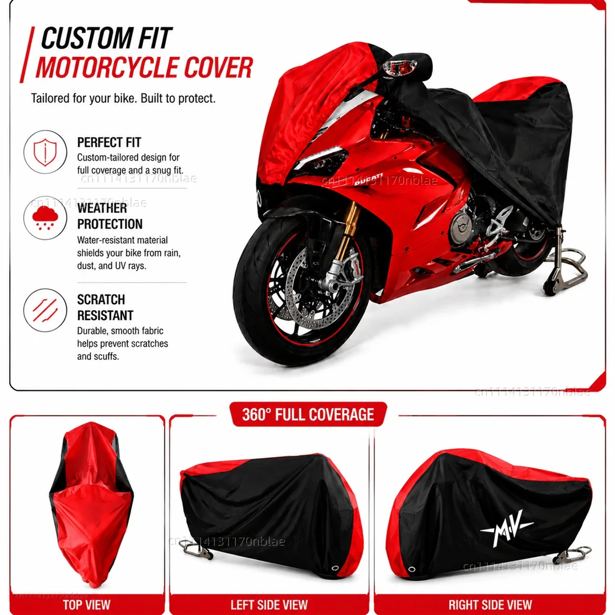 Waterproof Dustproof UV Protection Motorcycle Cover