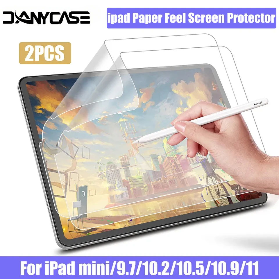 JETech Protector Pantalla De Papel Para IPad Air 11 Pulgadas M3/M2 (2025/ 2024), Antirreflejos, Película PET Mate Para Dibujar, 1 Unidad
