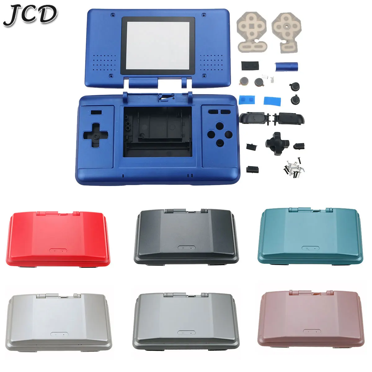 For NDS Games DS Game Console Housing Shell Protective Case Cover Buttons d e 