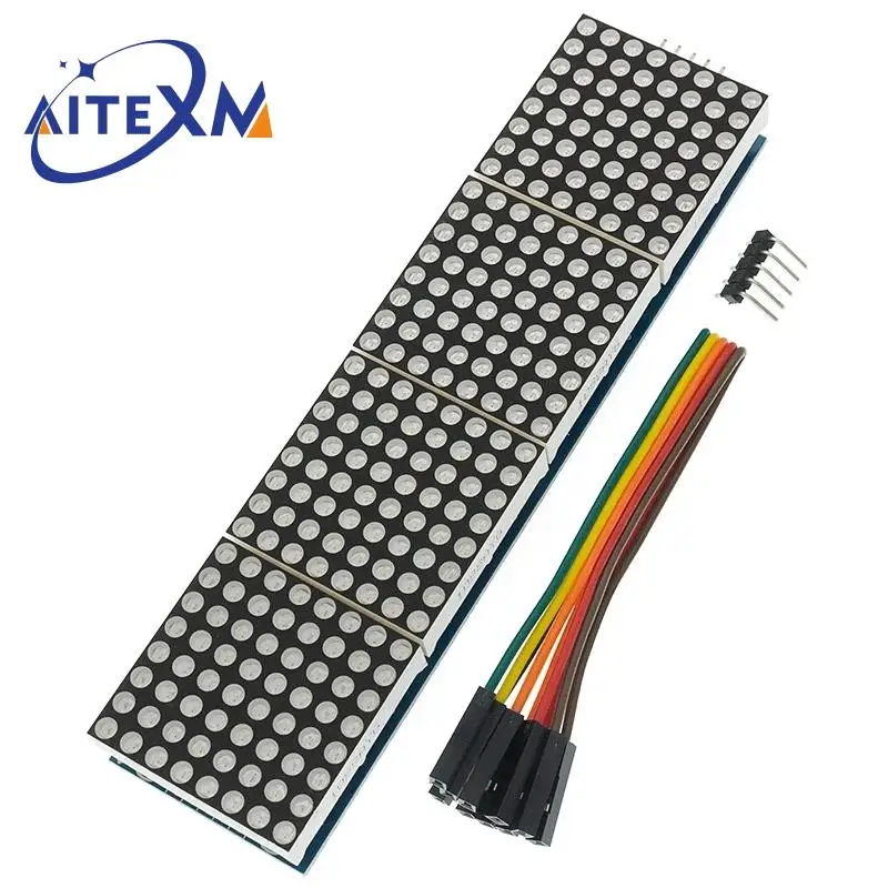 Enhanced Dot Matrix LED Display Module - 8x8 4-in-1 RGB